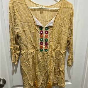 💰Studio west apparel top M